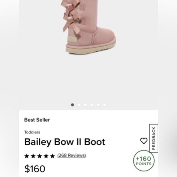 UGG Bailey Bow Boot with Ruffle - Size 7 - Picture 6 of 6